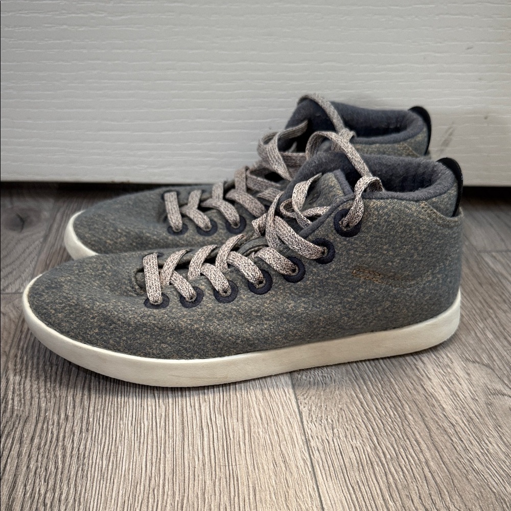 Allbirds WPM Runner Up Mizzle Mid Sneakers, Women’s Sz 7 Blue/Gray